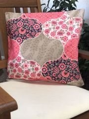 Sutra Dijital Baskılı Kadife Kırlent Kılıfı