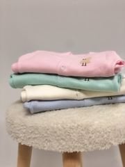 Okan Bebe %100 Pamuk 3 Parça Bebek Zıbın Seti