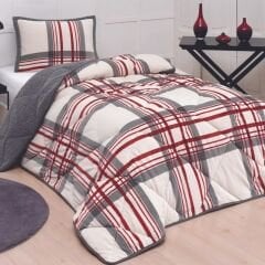 Merinos Comforter Tek Kişilik Yorgan Yatak Örtüsü Seti