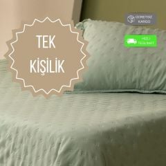 Sutra Vintage Tek Kişilik Yatak Örtüsü Seti