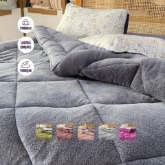 Sutra Pamuklu Wellsoft Kalın Tek & Çift Kişilik Lastikli Çarşaflı Uyku Seti