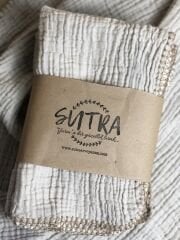 Sutra 4 Katlı Müslin  Bez - Mutfak Bezi (  4 Adet )