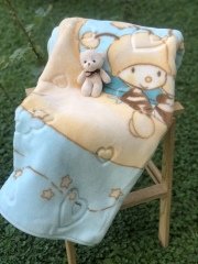 Merinos Fashion Vizon Bebek Battaniyesi mint arı oyuncaksız