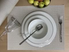 Sutra Dikdörtgen Amerikan Servis Supla 2'li Takım