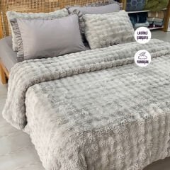 Sutra Çift Kişilik Lastikli Çarşaflı Bubble Uyku Seti