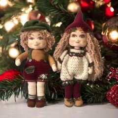 Hansel ve Gretel Amigurumi Örgü Oyuncak