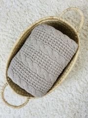 Taffy  Örme Triko Elyaf Dolgulu Wellsoftlu Bebek Battaniyesi