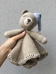 Sutra Şapkalı Ayıcık Amigurumi Uyku Arkadaşı