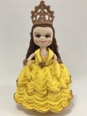 Amigurumi Büyük Ebatlı Bebek prenses