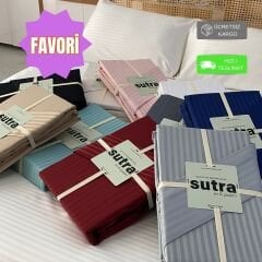 Sutra Pamuk Saten Çift Kişilik Nevresim Takımı