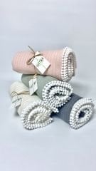 Sutra %100 Pamuk Ponponlu Bebek Çocuk Pike Battaniyesi