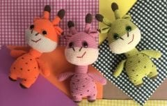 Amigurumi Zebra Bebek Oyuncağı