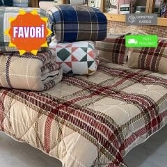 Merinos Comforter Çift Kişilik Yorgan Yatak Örtüsü Seti