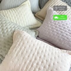 Sutra Vintage Düz Kenarlı Çift Kişilik Yatak Örtüsü